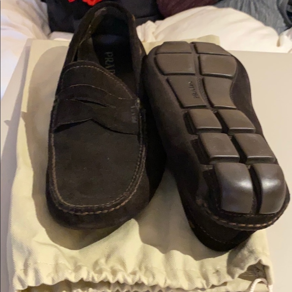 Prada suede shoes wore once - Picture 3 of 5